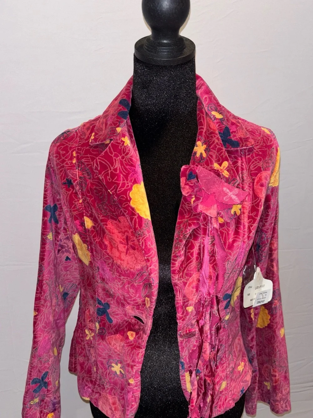 Angie fuchsia velvet